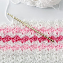 Load image into Gallery viewer, Candy Stripes Crochet Baby Blanket Success
