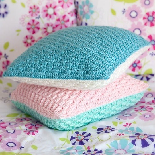 Textured Pillow Cover Crochet Pattern