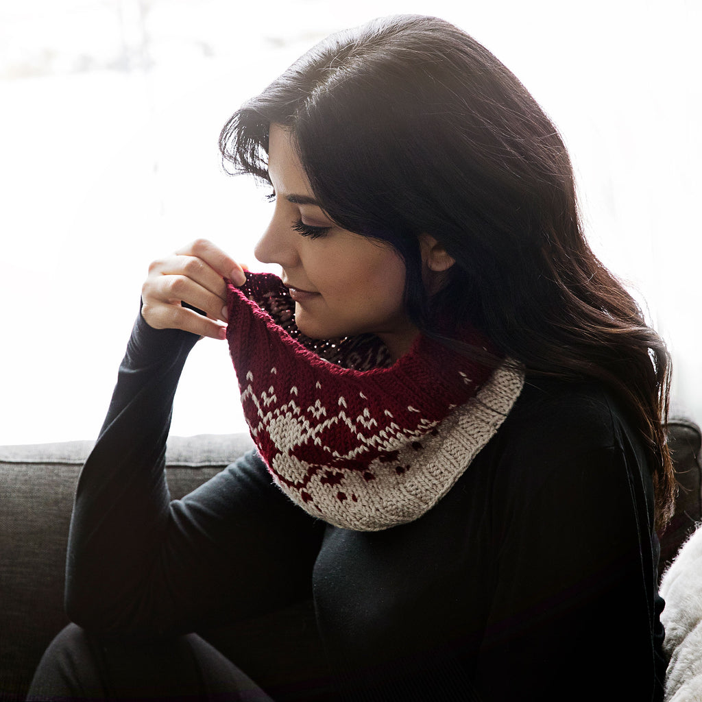 Argyle Cowl Knitting Pattern