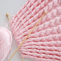 Diamonds and Purls Baby Blanket Knitting Pattern