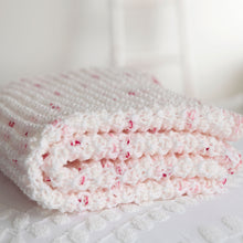 Load image into Gallery viewer, Rosebud Speckle Baby Blanket Knitting Pattern
