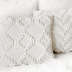 Bobble Stitch Throw Pillows Crochet Pattern