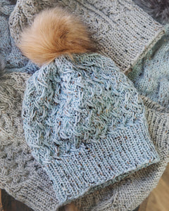Fahreen Cabled Hat Knitting Pattern