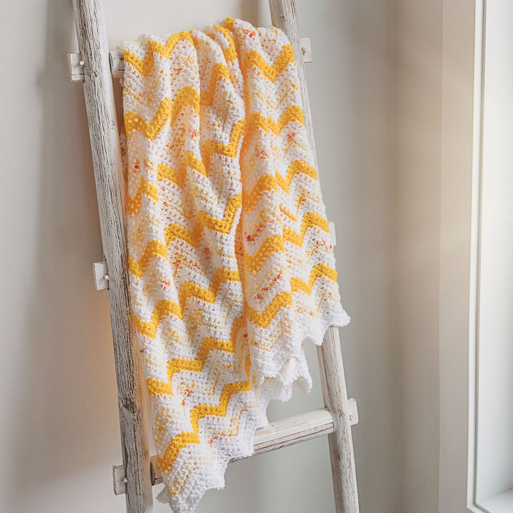 Peaches and Cream Baby Blanket