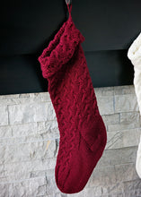 Load image into Gallery viewer, Christmas Stocking Knitting Pattern

