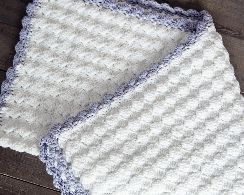 Vintage Chic Baby Blanket Crochet Pattern