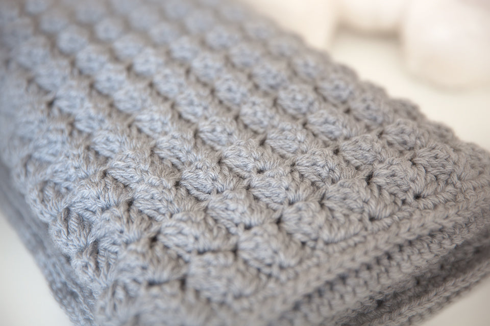 Bumpy Rows Baby Blanket