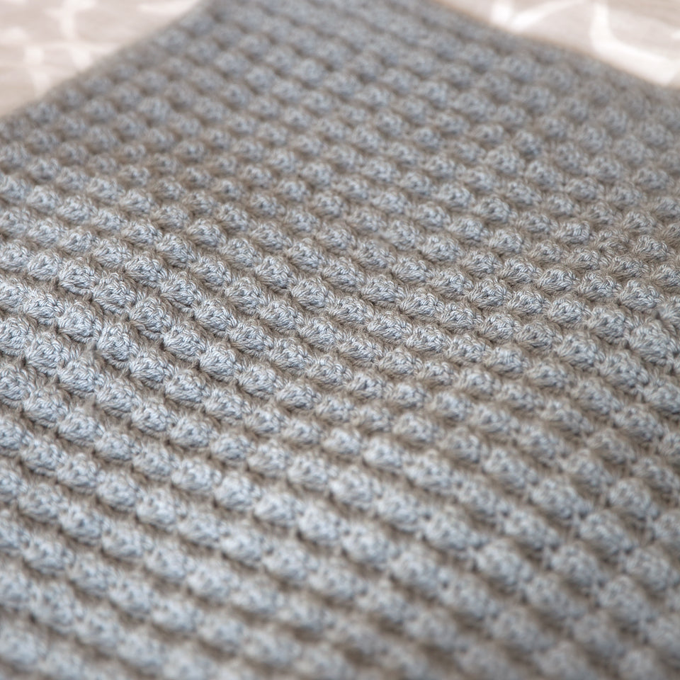 Bumpy Rows Baby Blanket