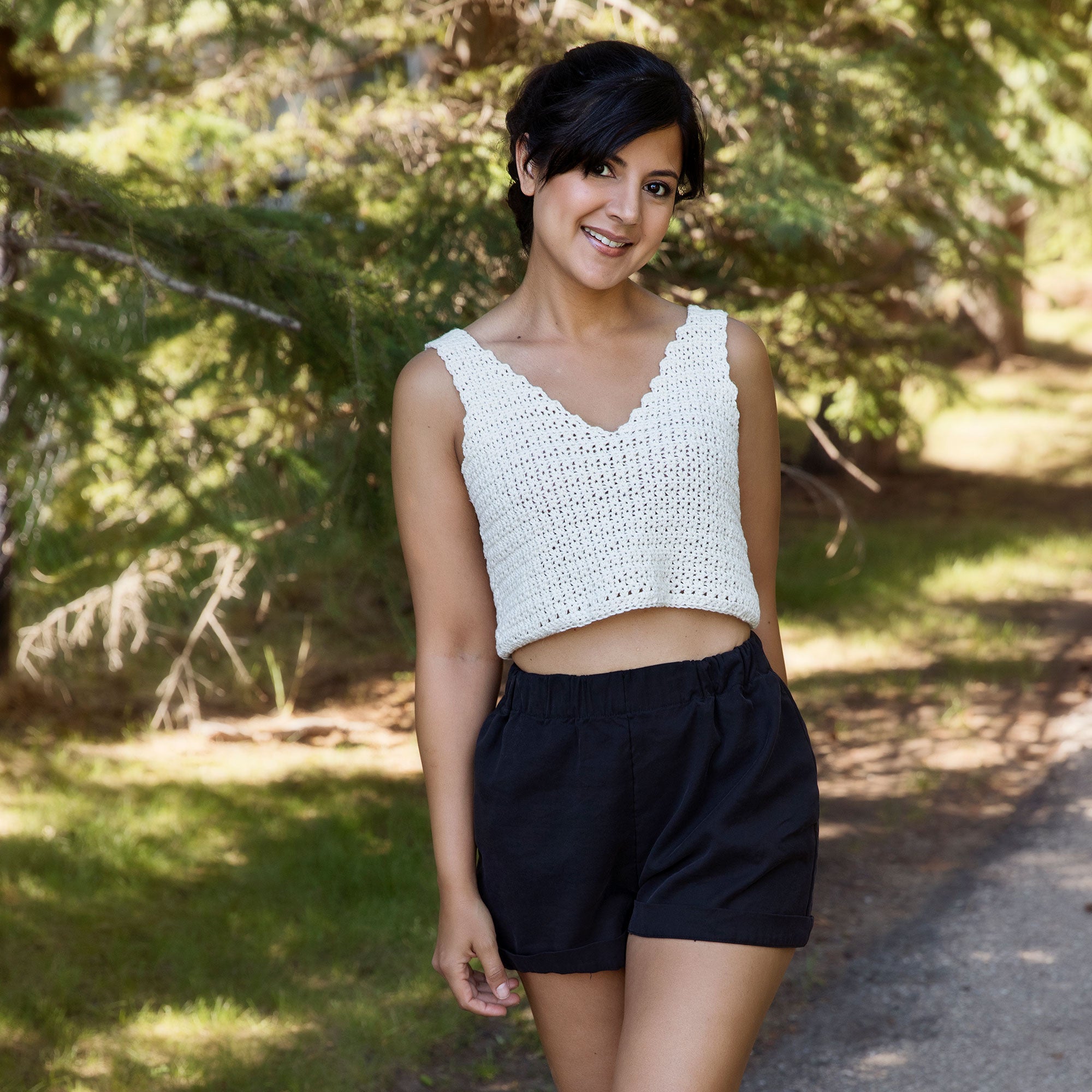 Easy Crop Top Crochet Pattern