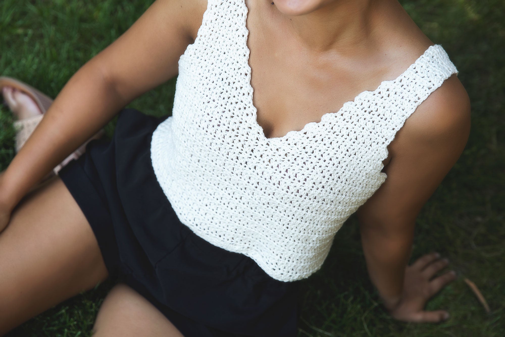 Easy Crop Top Crochet Pattern