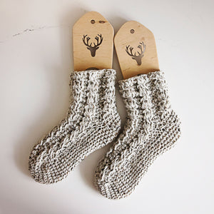 Cozy Warm Slipper Socks Crochet Pattern