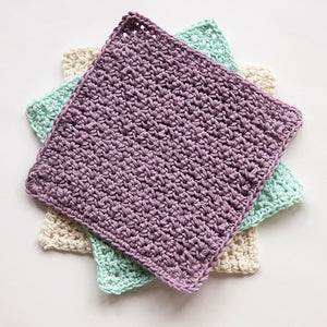 Lush Washcloths Crochet Pattern