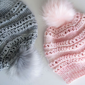 Slouchy Beanie Knit Hat Pattern