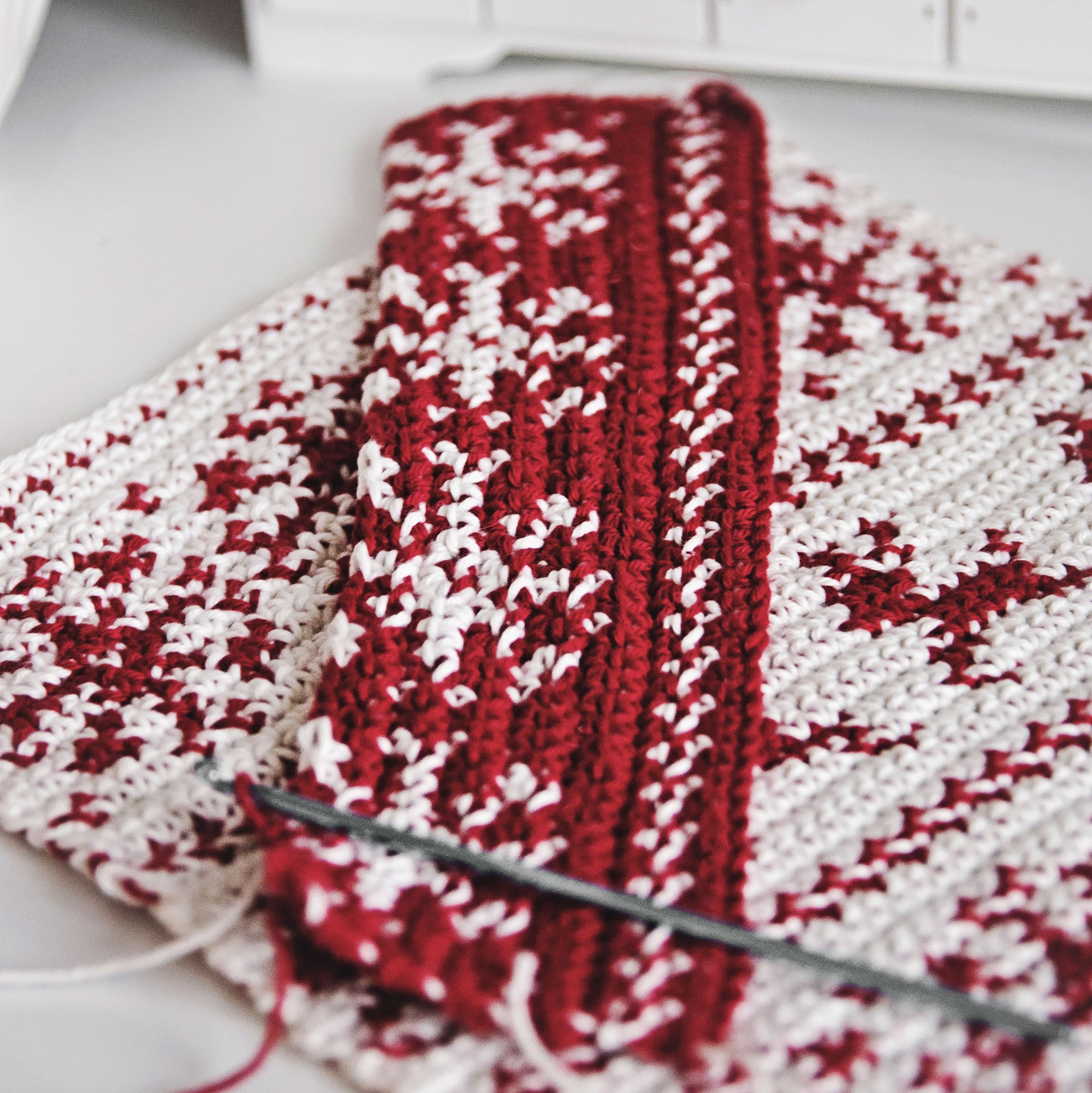 Festive Dish Towels Crochet Pattern