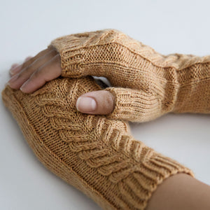 Comfy Fingerless Gloves Knitting Pattern