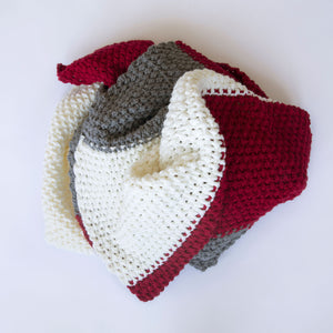 Color Block Blanket Crochet Pattern