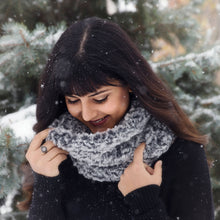 Load image into Gallery viewer, Luxurious Faux Fur Cowl Knitting Pattern
