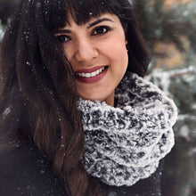 Load image into Gallery viewer, Luxurious Faux Fur Cowl Knitting Pattern
