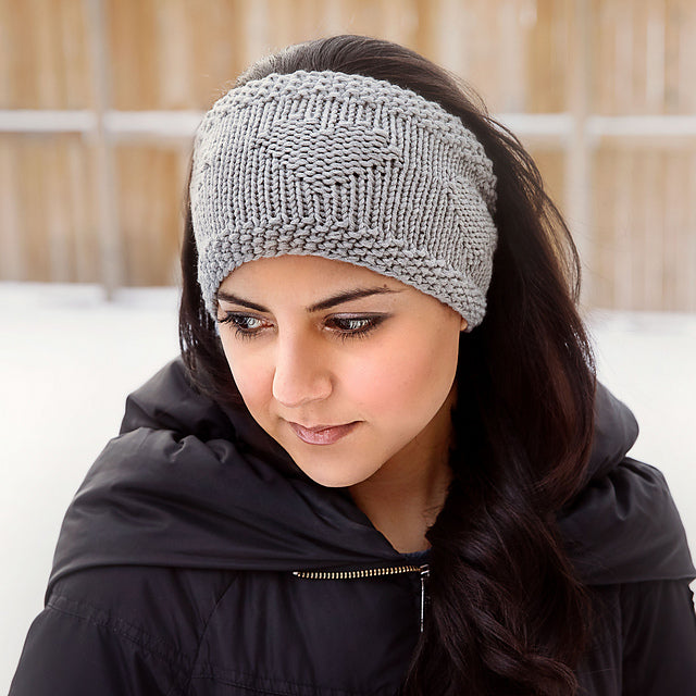 Argyle Headband Knitting Pattern - Leelee Knits