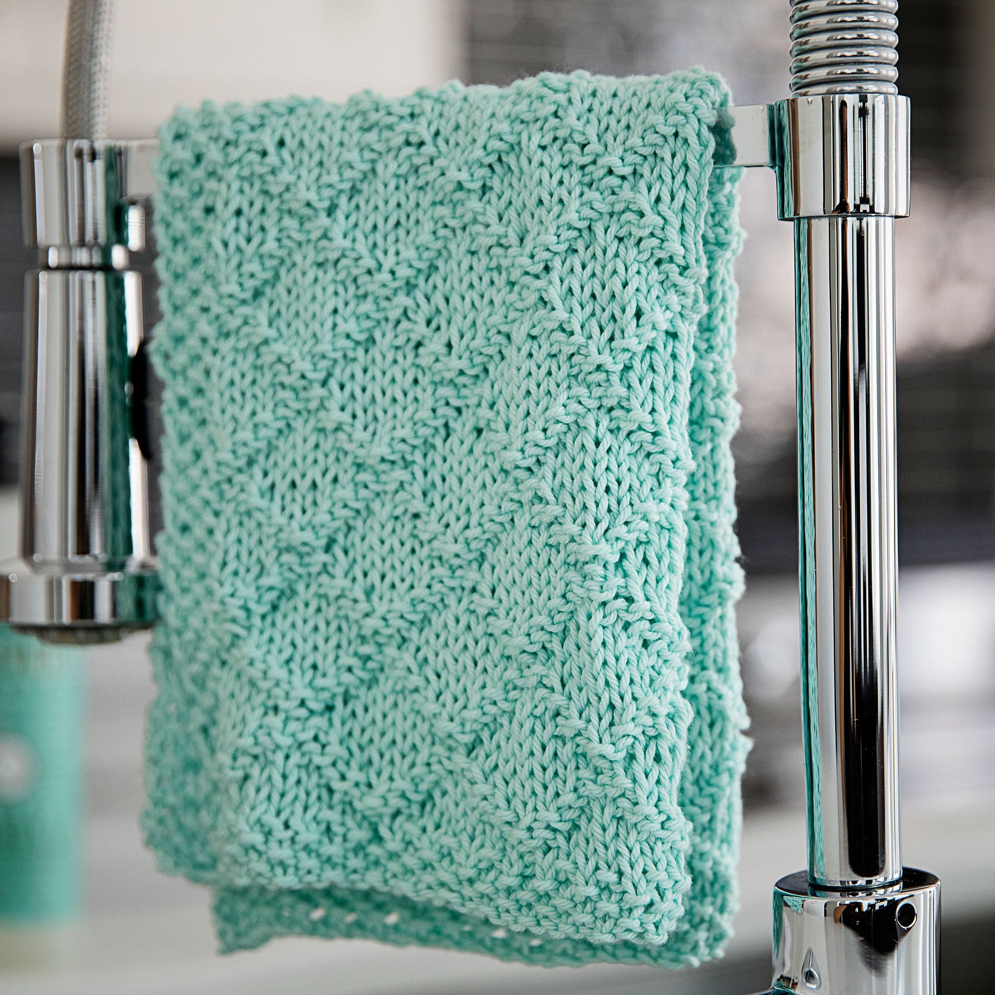 Modern Kitchen Dish Towel Knitting Pattern