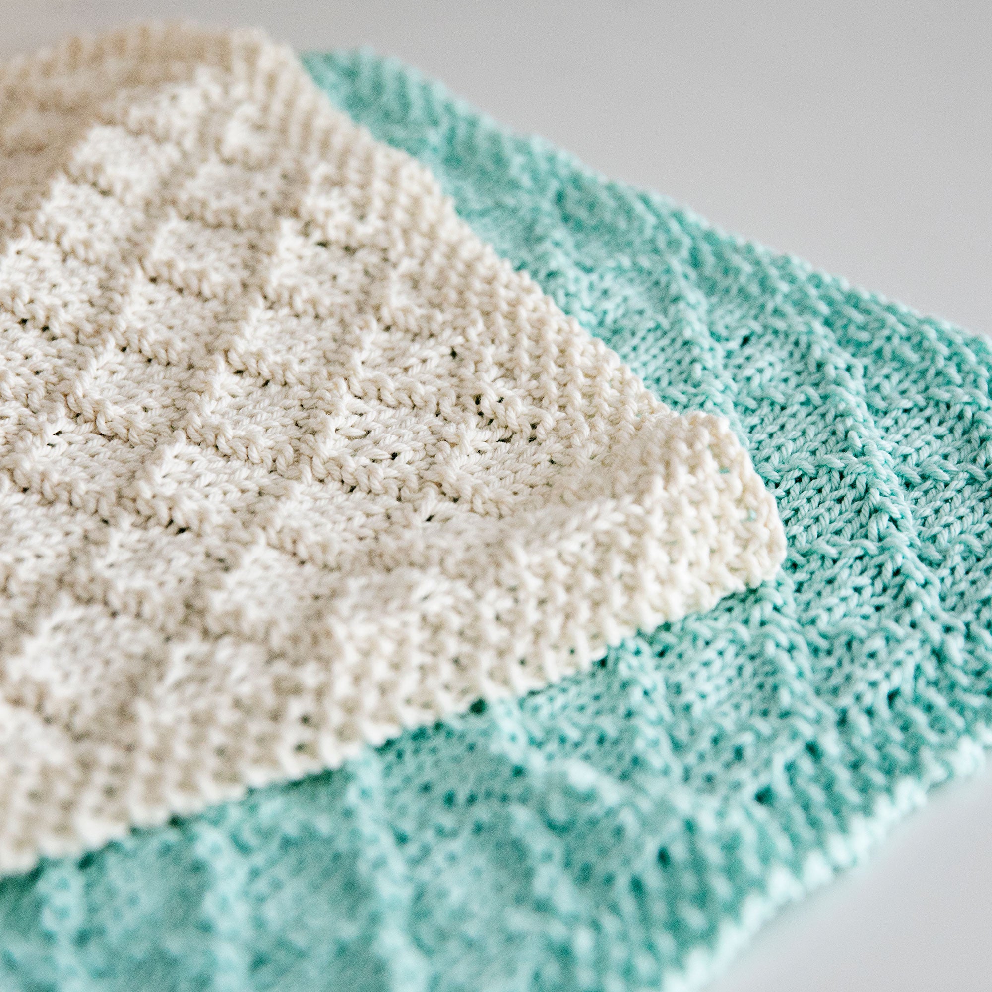 Modern Kitchen Dish Towel Knitting Pattern