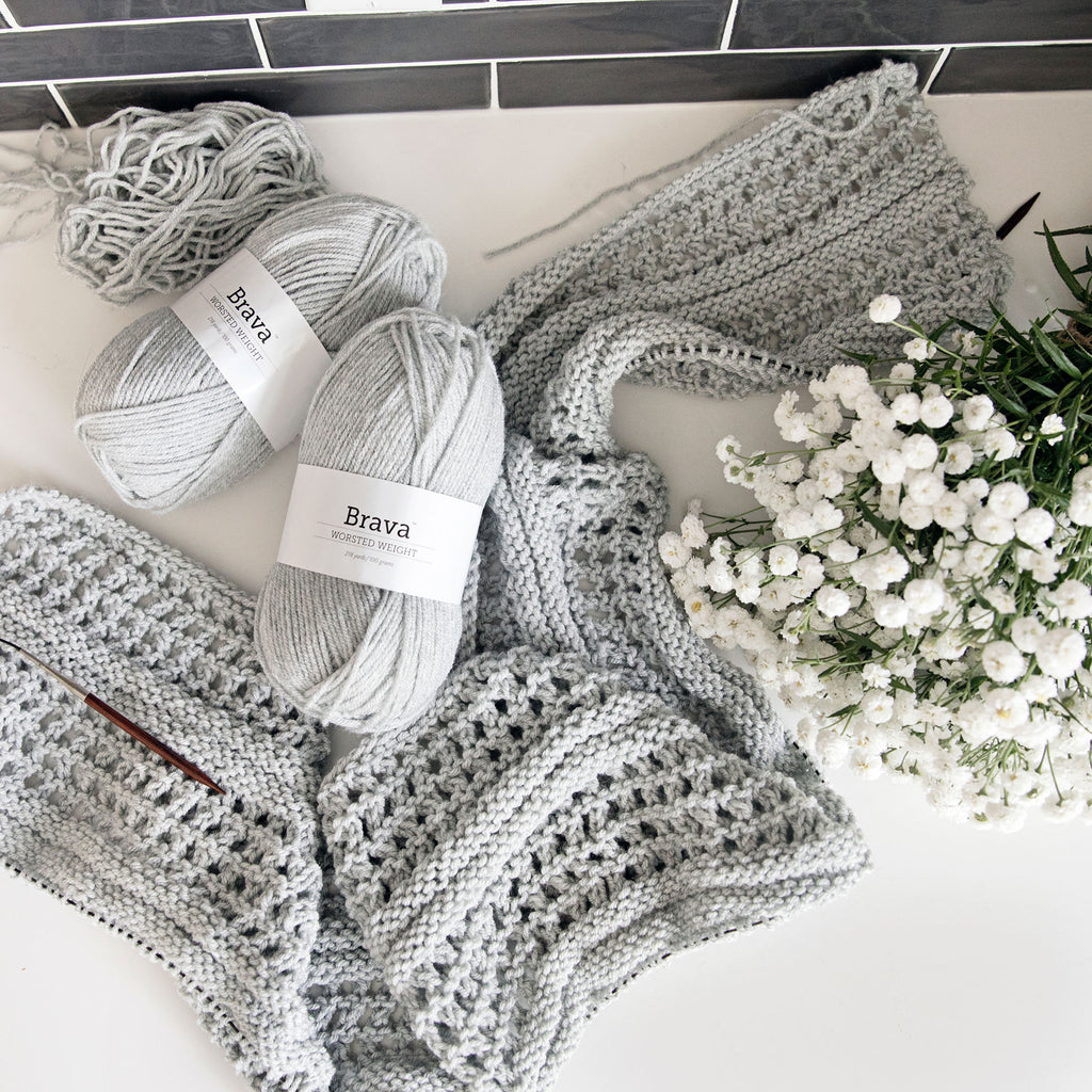 Zen Blanket Knitting Pattern