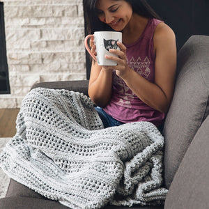 Zen Blanket Knitting Pattern