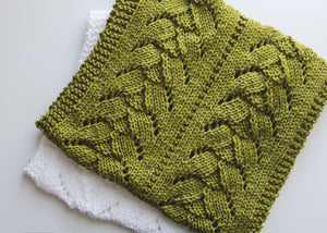 Autumn Lace Knit Cowl