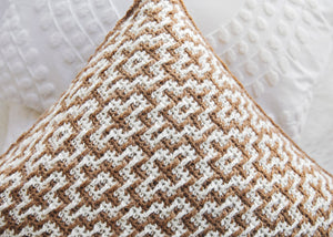 Casablanca Mosaic Crochet Throw Pillow