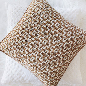 Casablanca Mosaic Crochet Throw Pillow