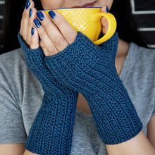 Load image into Gallery viewer, Stretchy Fingerless Gloves - Knitting Pattern
