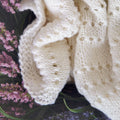 Eyelet Baby Blanket Knitting Pattern