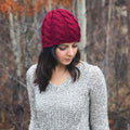 Ruby Cabled Hat Knitting Pattern