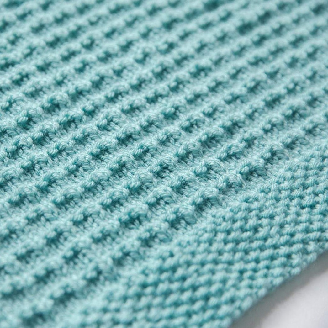 Textured Baby Blanket Knitting Pattern