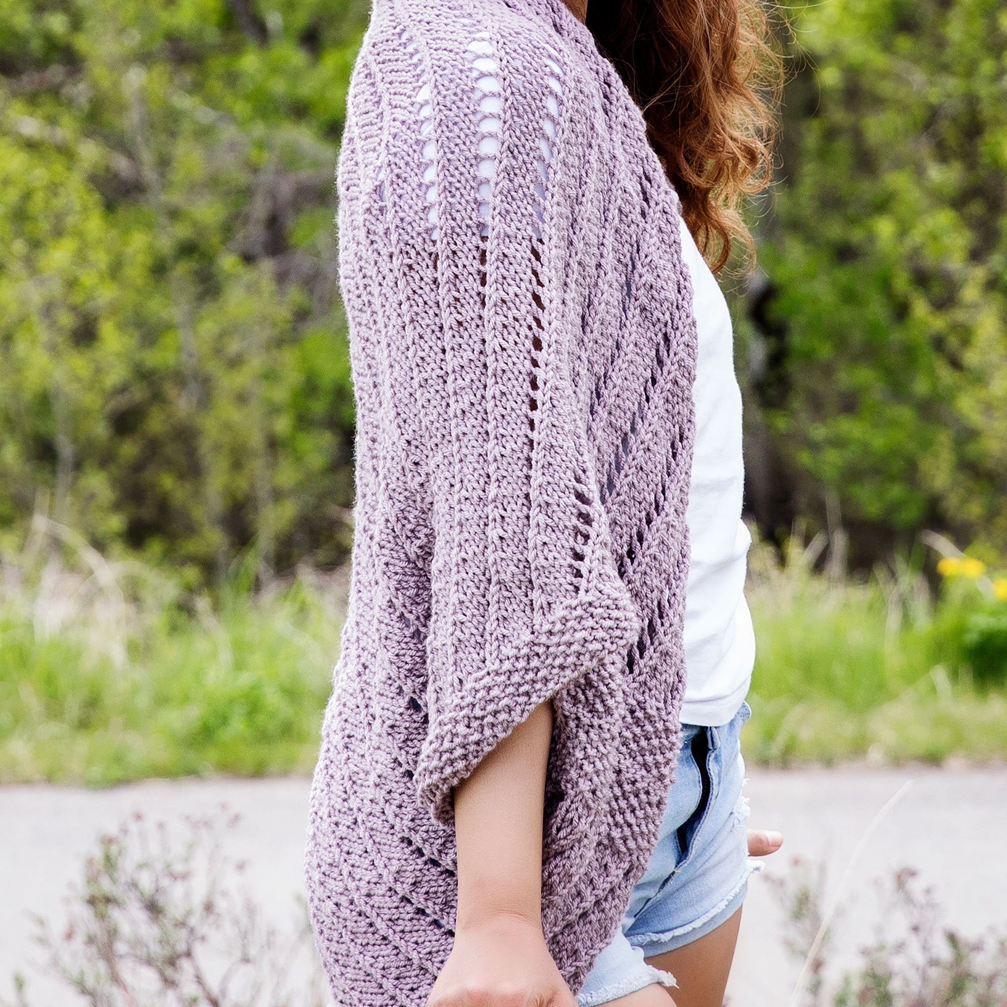Summertime Cocoon Sweater Knitting Pattern